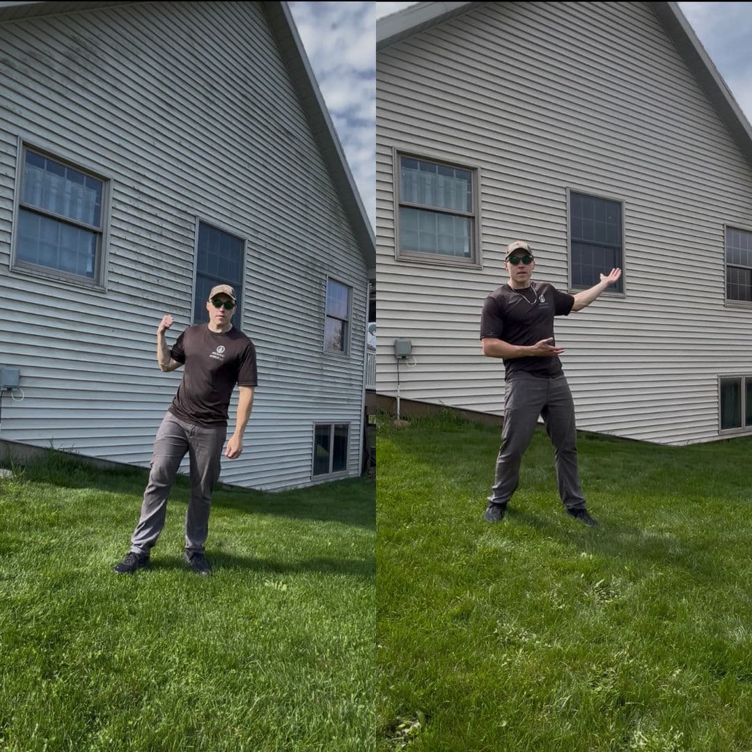 Before and After House Washing in St. John's image